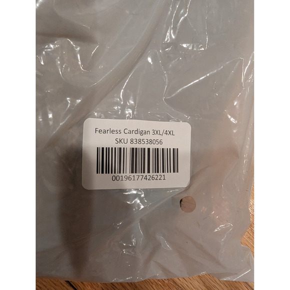 Taylor Swift Size 3X 4X Cardigan Fearless New Sealed Swiftie Present Eras Tour - Picture 4 of 12